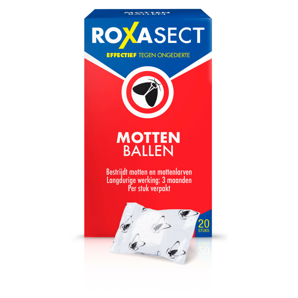 12x Roxasect Mottenballen 20 stuks