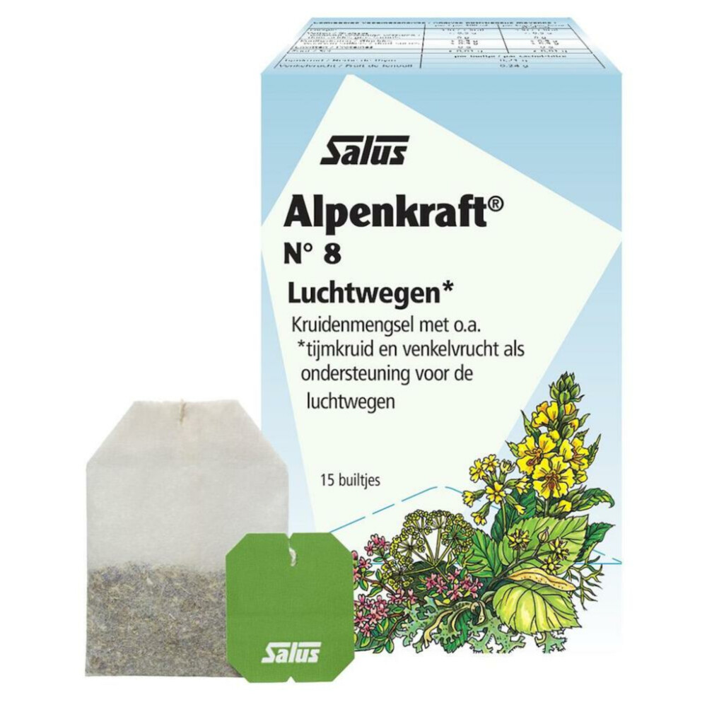 Salus Kruidenthee Zakjes 8 Alpenkraft 15 zakjes