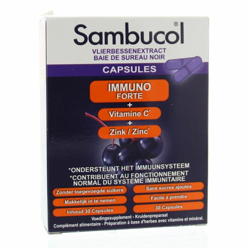 Sambucol Immuno Forte Capsules 30 capsules