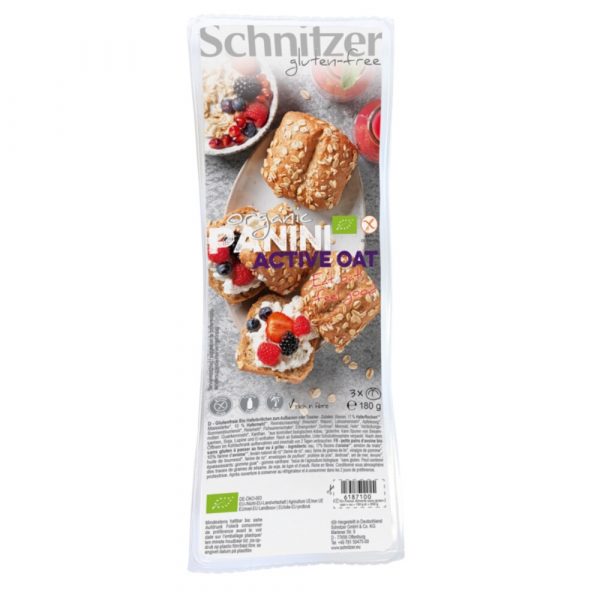 Schnitzer Panini Active Oat Biologisch 180 gr