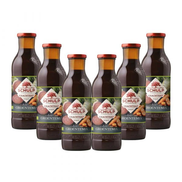 Schulp Groentemix Puur Krachtsap Biologisch 6 x 0