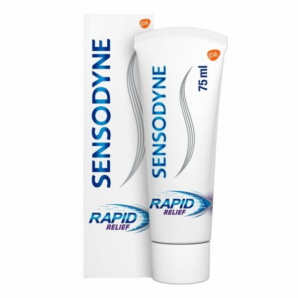 12x Sensodyne Tandpasta Rapid Relief 75 ml