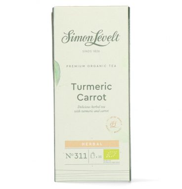 Simon Levelt Thee Turmeric Carrot Bio 20 zakjes