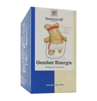 Sonnentor Biologische Thee Zakjes Gember Energie 18 stuks