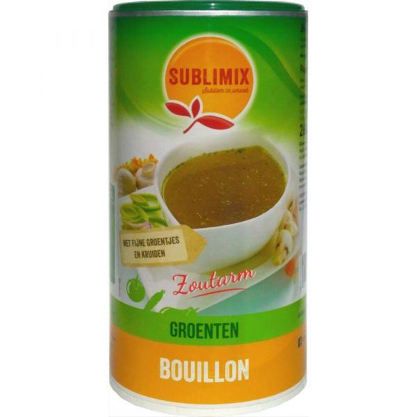 Sublimix Glutenvrij Groentenbouillon zonder Zout 260 gr