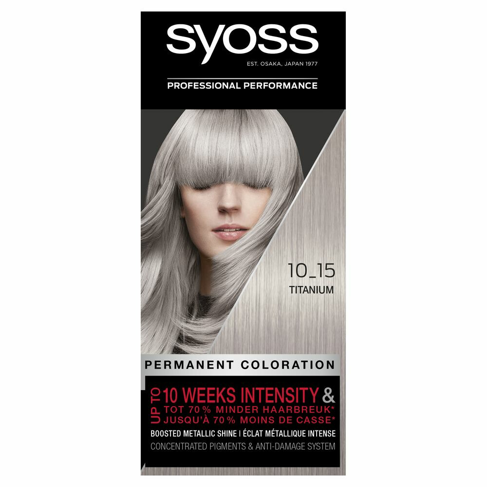 Syoss 10-15 Titanium Blonde Haarverf