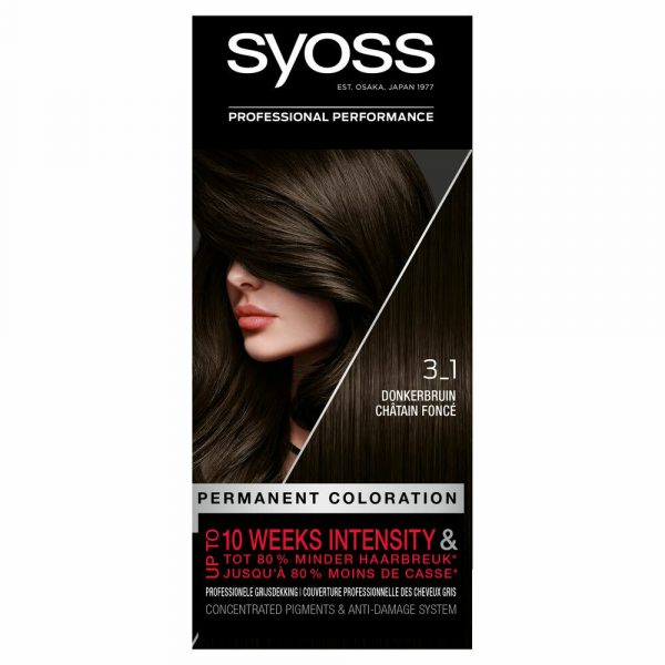 Syoss 3-1 Dark Brown Haarverf