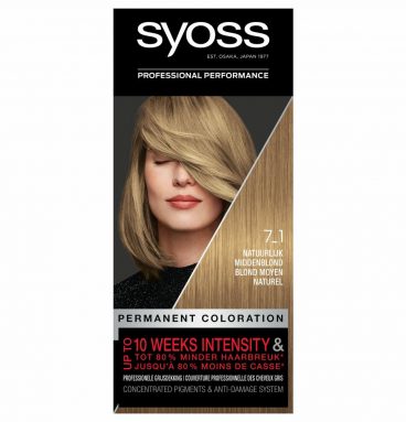 Syoss Color baseline 7-1 Natuurlijk Midden Blond