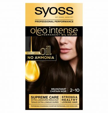 Syoss Oleo Intense Haarverf 2-10 Bruinzwart