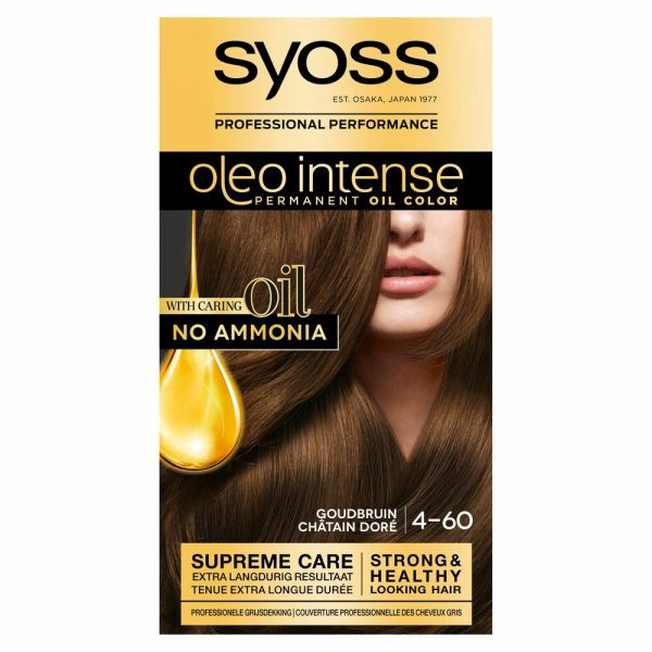 Syoss Oleo Intense Haarverf 4-60 Goudbruin