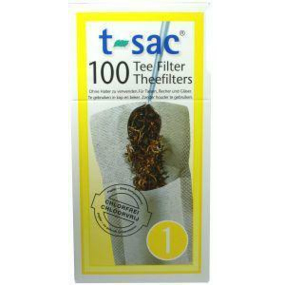 T-sac Theefilters No. 1 100 stuks