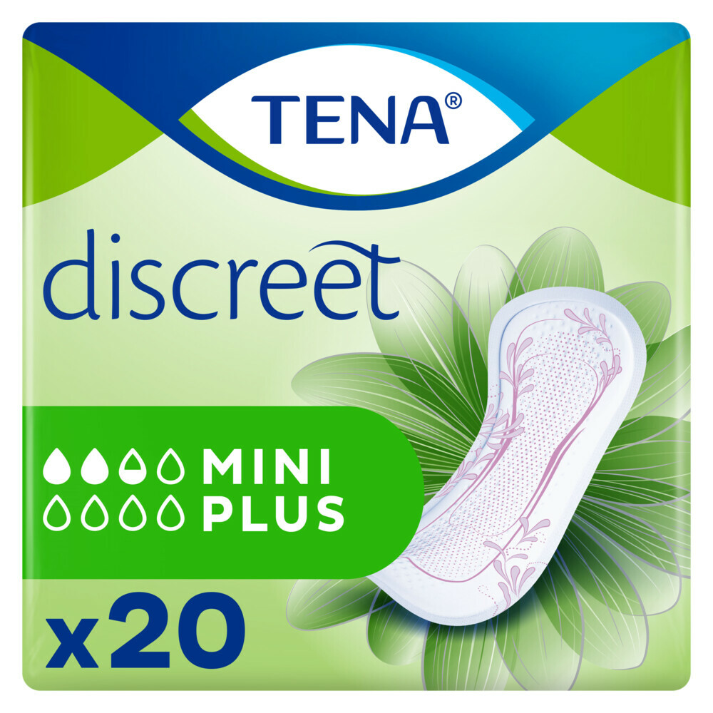 2x TENA Discreet Mini Plus 20 stuks