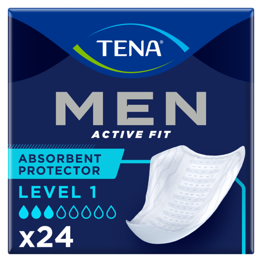 6x TENA Men Active Fit Level 1 24 stuks