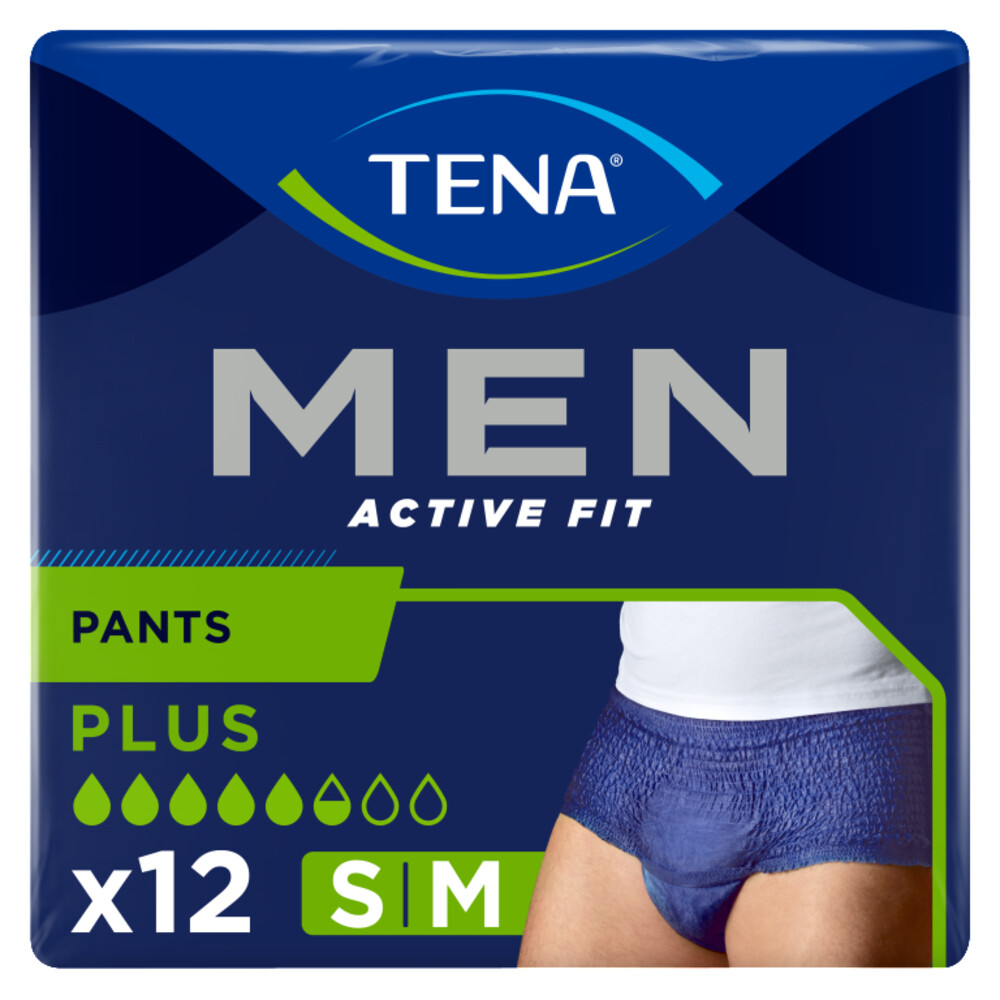 TENA Men Active Fit Plus Small - Medium 12 stuks