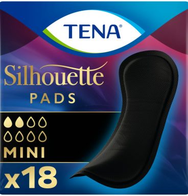 5x TENA Silhouette Noir Mini 18 stuks