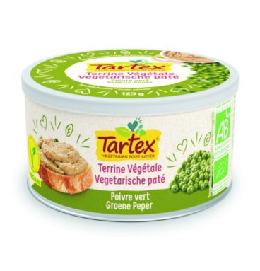 Tartex Paté Groene Peper Bio 125 gr