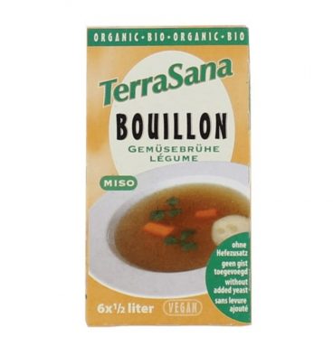 Terrasana Groentebouillon Miso Bio 6 stuks