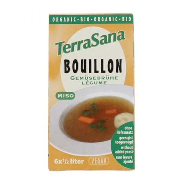 Terrasana Groentebouillon Miso Bio 6 stuks