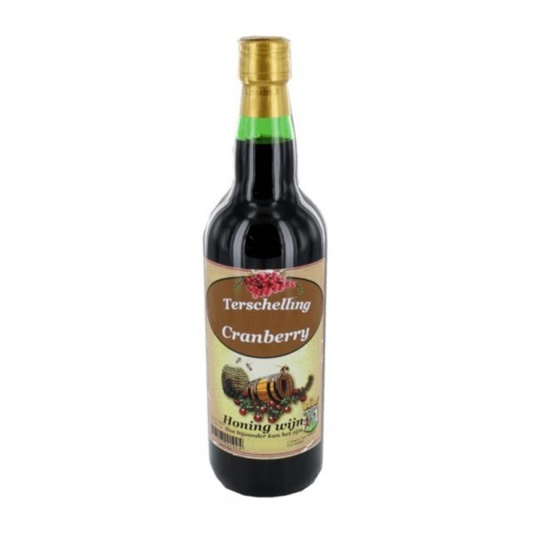 Terschellinger Cranberry Honingwijn Eko 750 ml