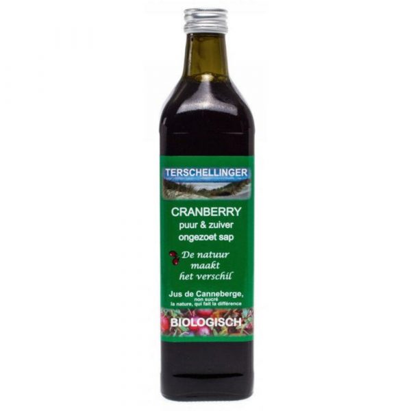 Terschellinger Cranberrysap Ongezoet Eko 750 ml