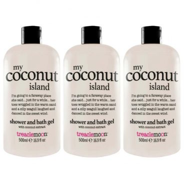 3x Treaclemoon Bad en Douchegel My Coconut Island 500 ml