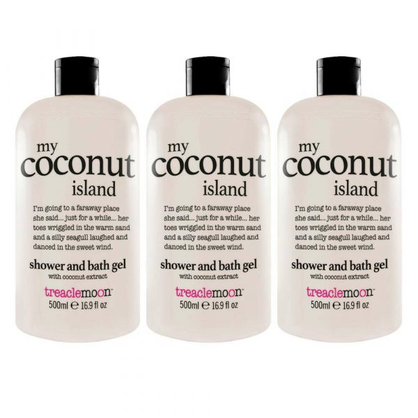 3x Treaclemoon Bad en Douchegel My Coconut Island 500 ml