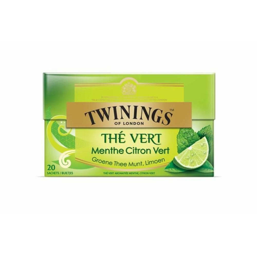 Twinings Groene Thee Munt en Limoen 20 zakjes