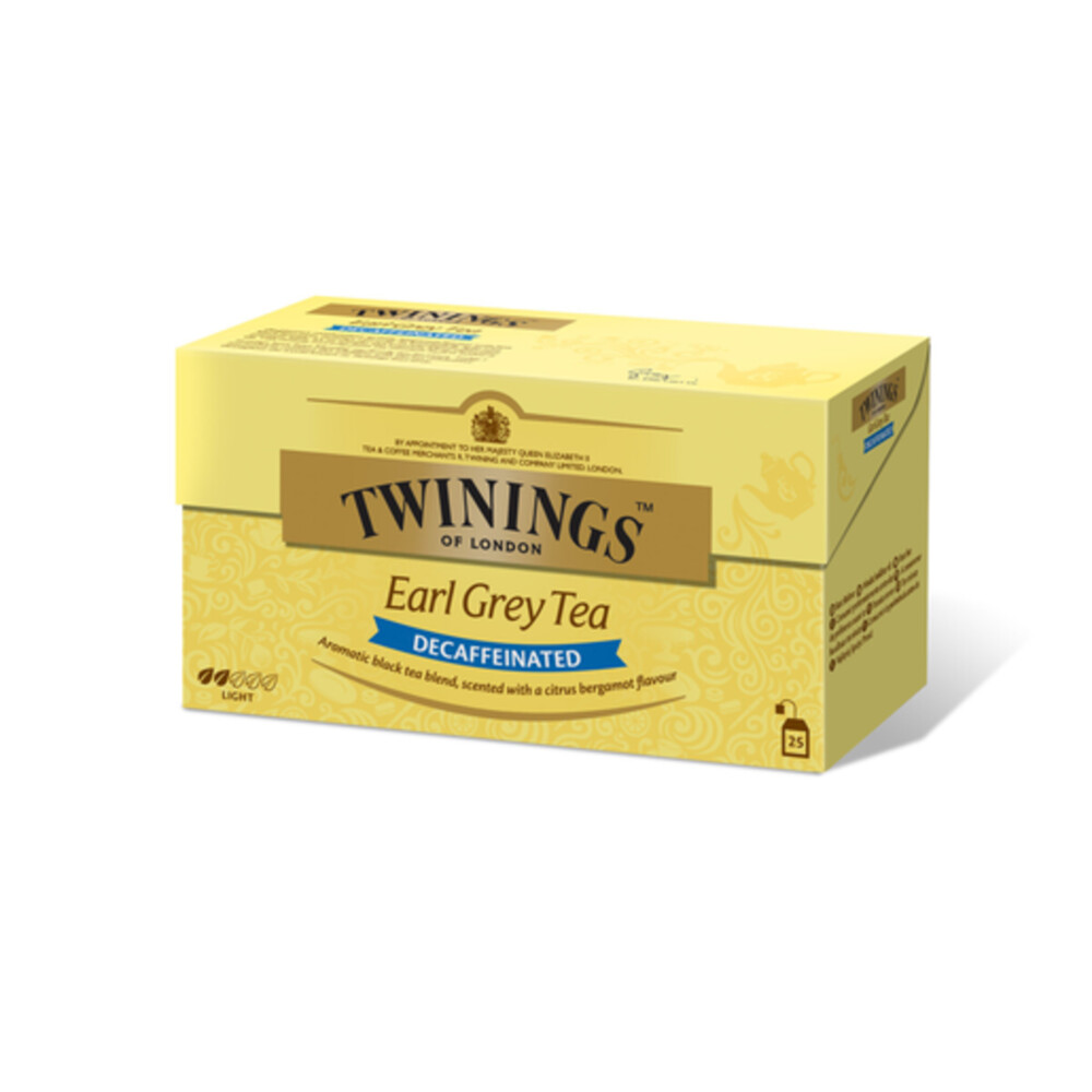 Twinings Thee Grey Decafe 25 zakjes