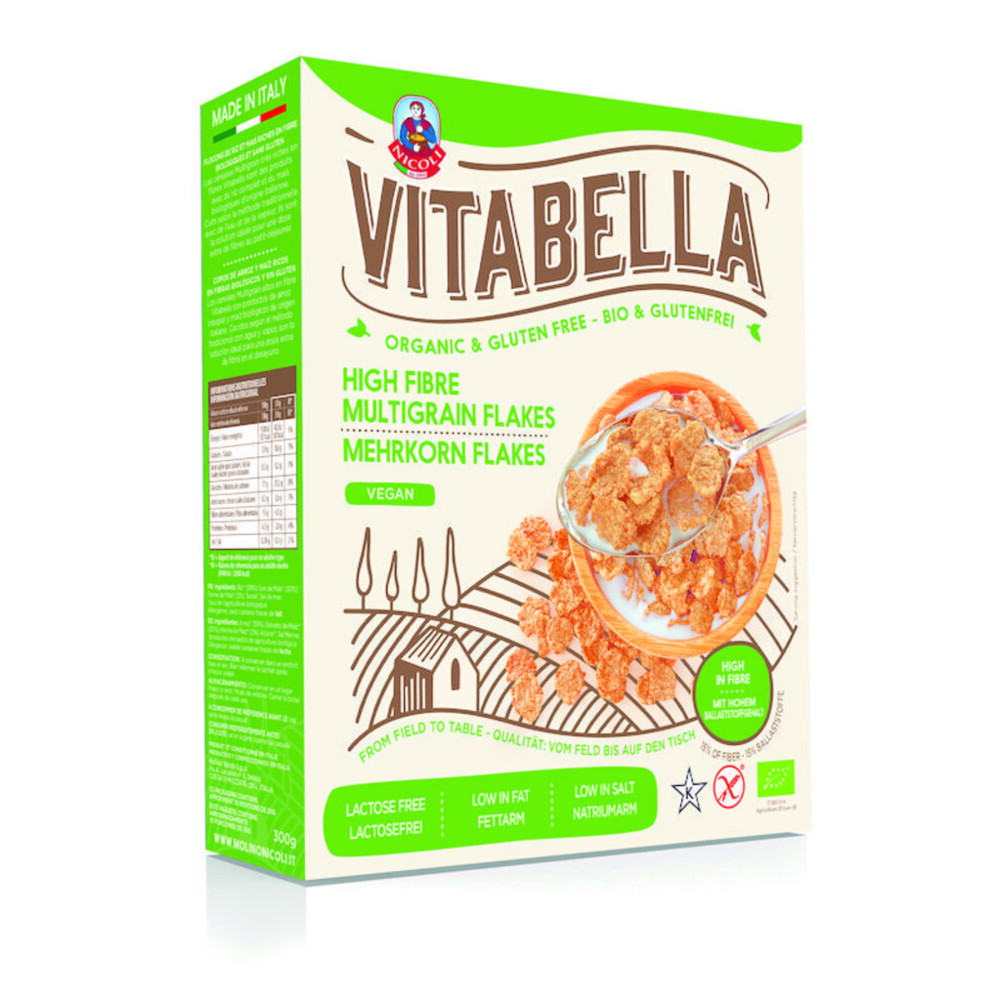 Vitabella Meergranen Vlokken Glutenvrij 300 gr