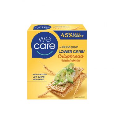 6x WeCare Lower Carb Crispbread Knackebrod 100 gr