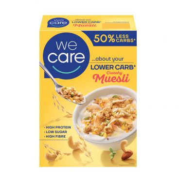 WeCare Lower Carb Crunchy Muesli 325 gr