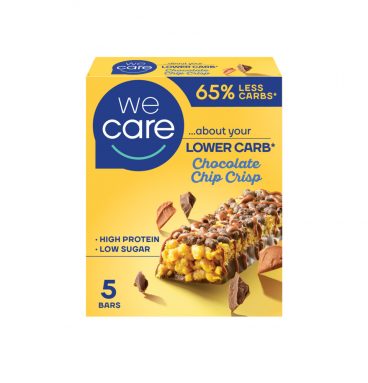 WeCare Lower Carb Reep Chocolate Chip Crisp 5 stuks