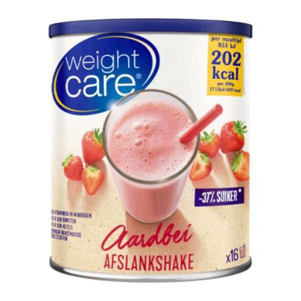 6x Weight Care Maaltijdshake Aardbei 436 gr