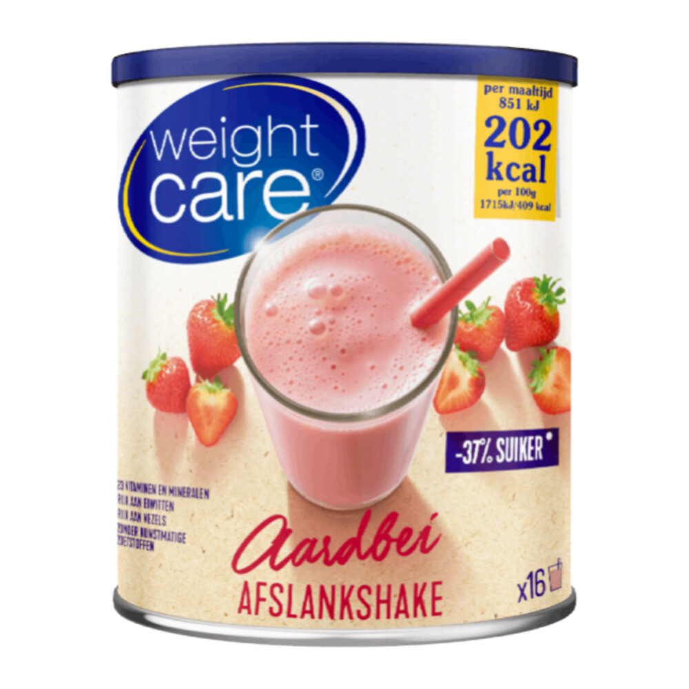 6x Weight Care Maaltijdshake Aardbei 436 gr