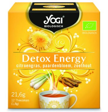 8x Yogi Detox Energy Biologisch 12 stuks