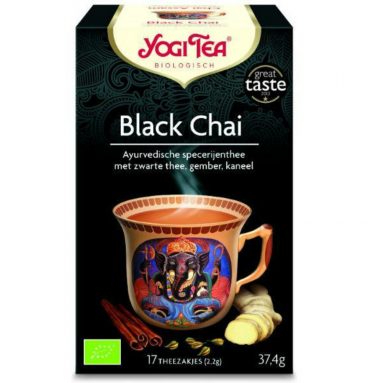 6x Yogi tea Black Chai Biologisch 17 stuks