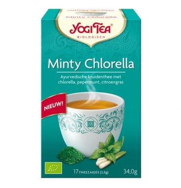 Yogi tea Minty Chlorella Biologisch 17 stuks