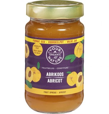 Your Organic Nature Fruitbeleg Abrikoos 375 gr