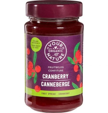 Your Organic Nature Fruitbeleg Bio Cranberry 250 gr