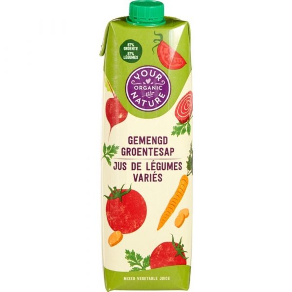 Your Organic Nature Groentesap Bio 1 liter