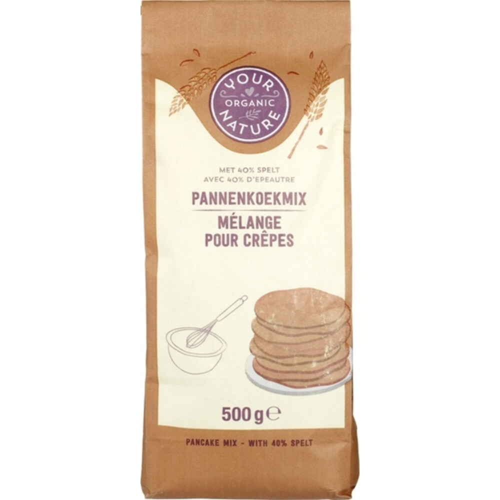 Your Organic Nature Pannenkoekenmix Spelt Biologisch 500 gr