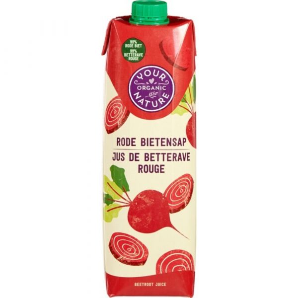 Your Organic Nature Rode Bietensap Bio 1 l