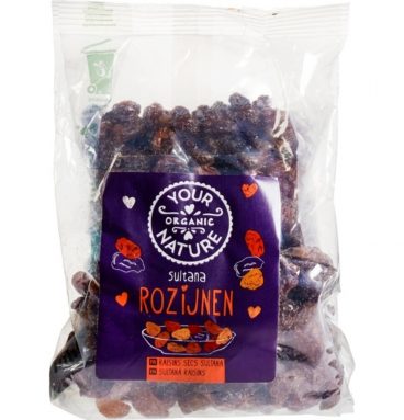 Your Organic Nature Rozijnen Sultana Bio 300 gr