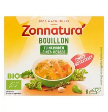 Zonnatura Fine Herbstock Bouillon Zonder Gist Biologisch 60 gr