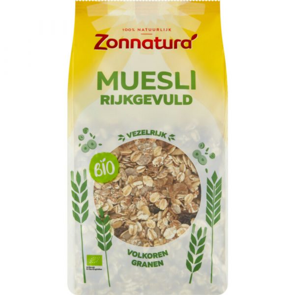 Zonnatura Muesli Biologisch 500 gr