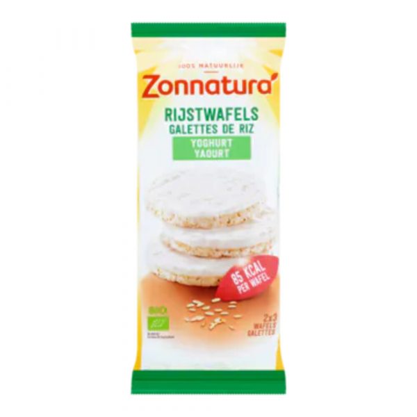 Zonnatura Rijstwafels Yoghurt Yoghurt Biologisch 100 gr