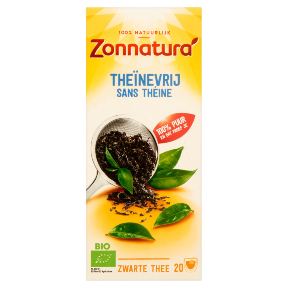 6x Zonnatura Thee Theinevrij 20 stuks