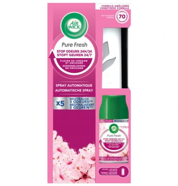 Air Wick Freshmatic Automatische Spray Luchtverfrisser Starterkit Cherry Blossom&Orchid 250 ml