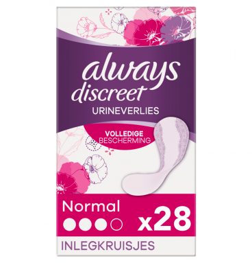 2+1 gratis: Always Discreet Normal Inlegkruisjes Urineverlies 28 stuks