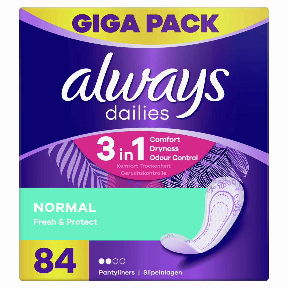 Always Inlegkruisjes Normal 84 stuks